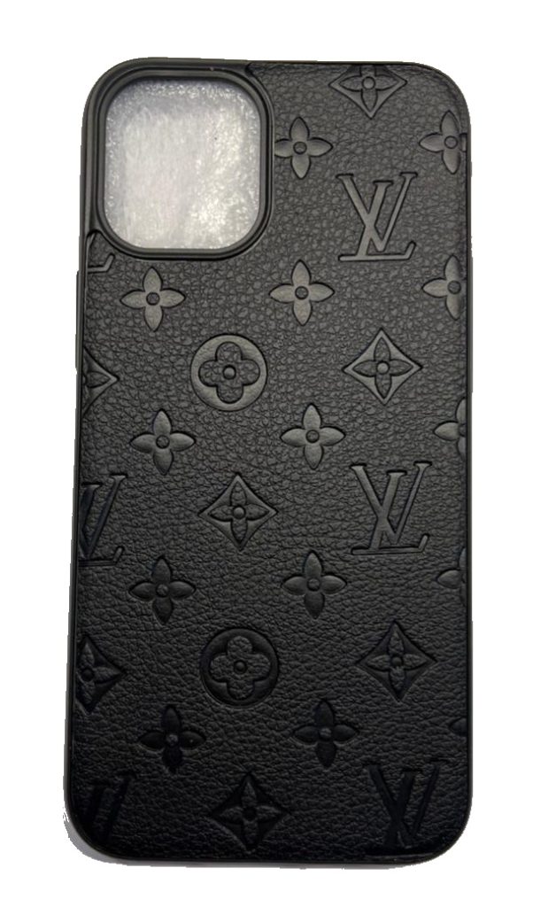 Чехол-накладка для iPhone 12 Pro Max PU черный LV