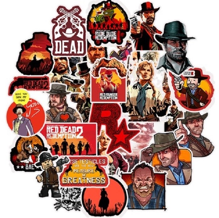 Наклейка "Red Dead Redemption 2"