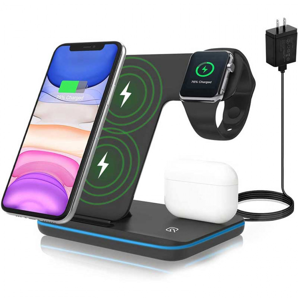 Зарядное устройство 3 в 1 Wireless Charger