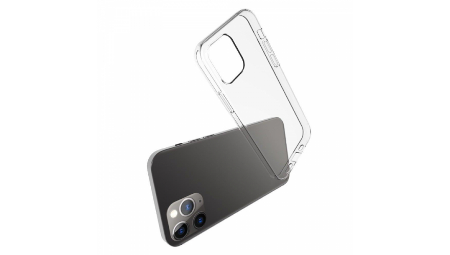 Чехол-накладка для iPhone 12 Pro Max силикон прозрачный
