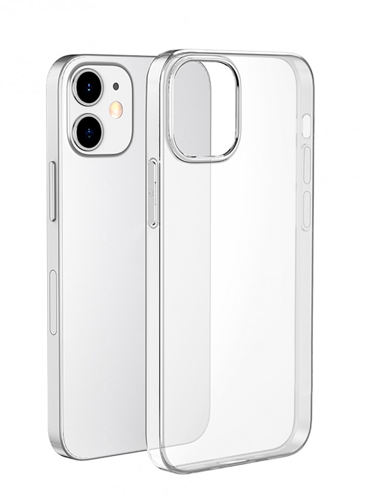Чехол-накладка для iPhone 12 Mini силикон прозрачный