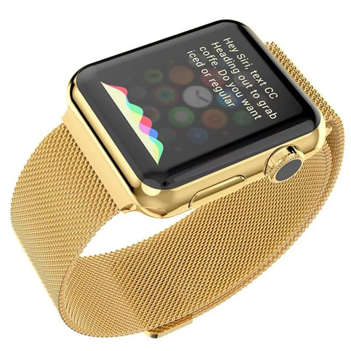 Ремешок Apple Watch 38mm магнитный золотой