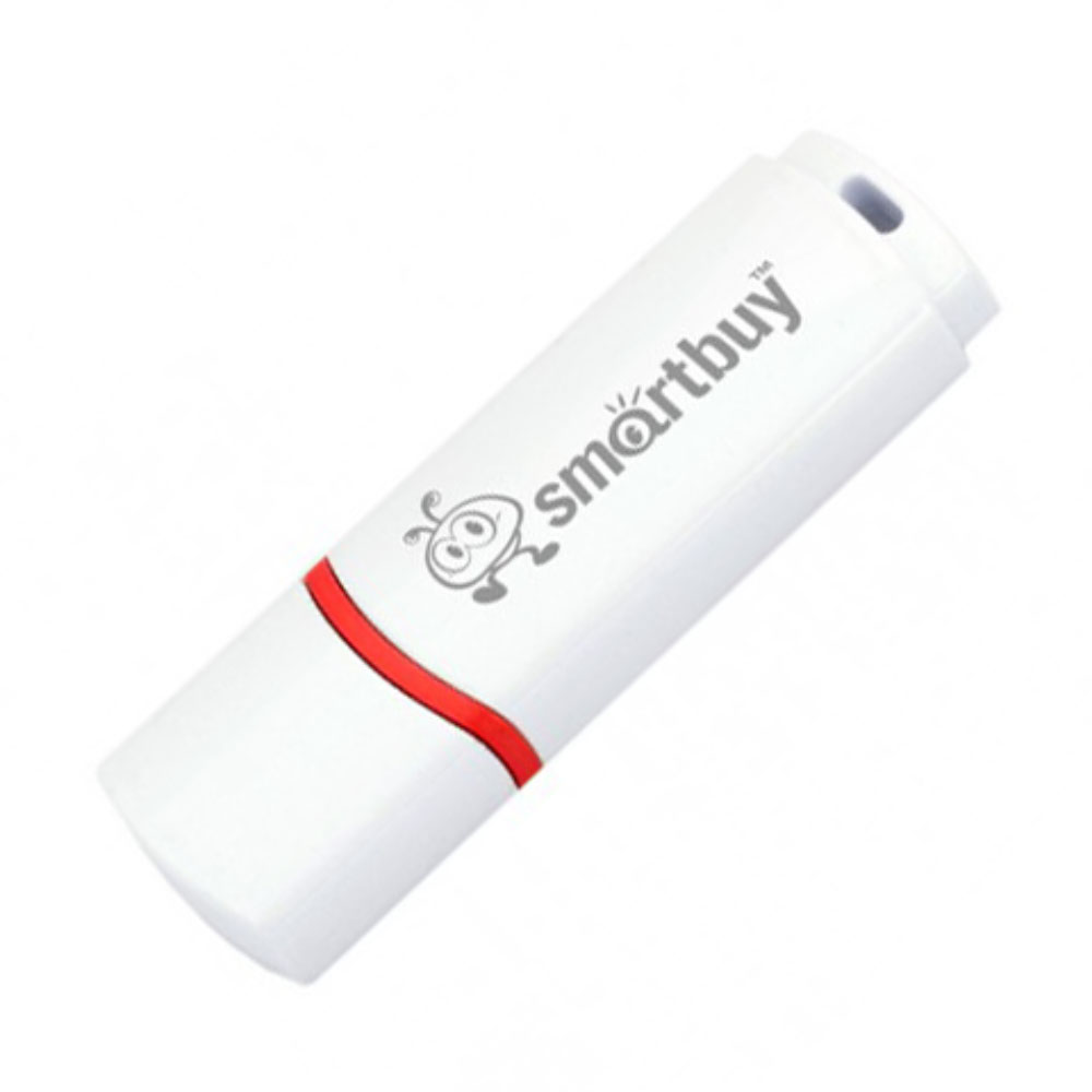 USB-Flash 4GB Smart Buy Crown белая
