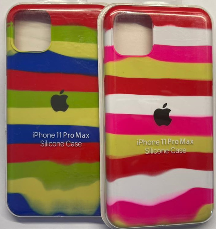 Чехол-накладка для iPhone 11 Pro Max Soft-Touch в полоску