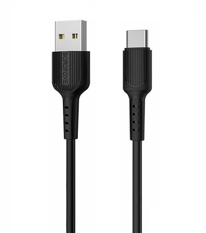 Дата-кабель Borofone BX16 Type-C, 1м чёрный
