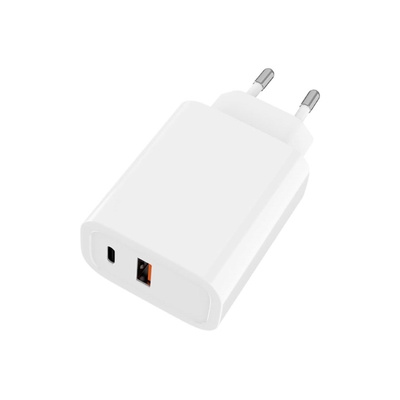 Сетевое зарядное устройство USB Type-C Deppa Power Delivery, 18Вт, белый