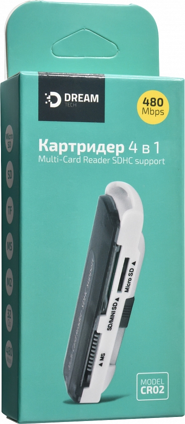 Картридер 4 в 1 Dream CR02