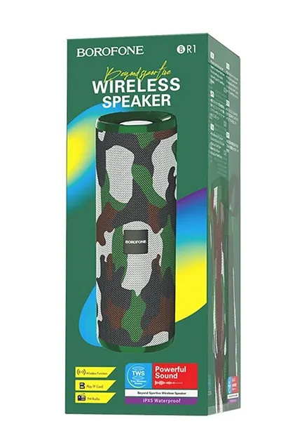 Беспроводная колонка Borofone BR1 Хаки