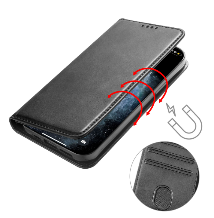 Чехол-книжка для Oppo A52/Oppo A72/Oppo A92 PU черный