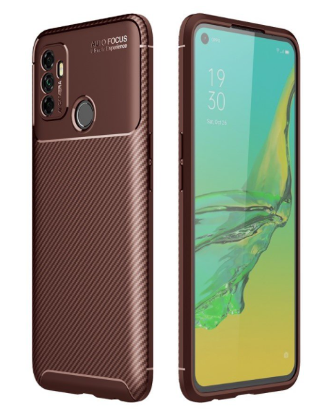 Чехол-накладка для Oppo A53 2020/ A72 2020 Auto Focus коричневый