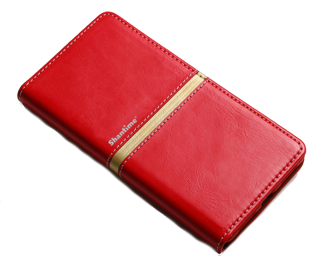 Чехол-книжка для Oppo A15/ A15s/ A35 2021 Shantime красный