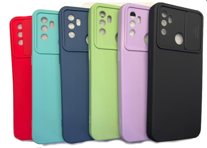 Чехол-накладка для Oppo A53/A33/A32 Camera Silicon цветной