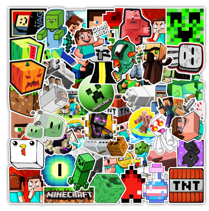 Наклейка "Minecraft"