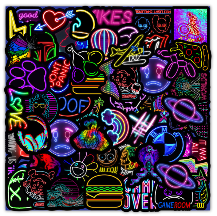 Наклейка "Neon"