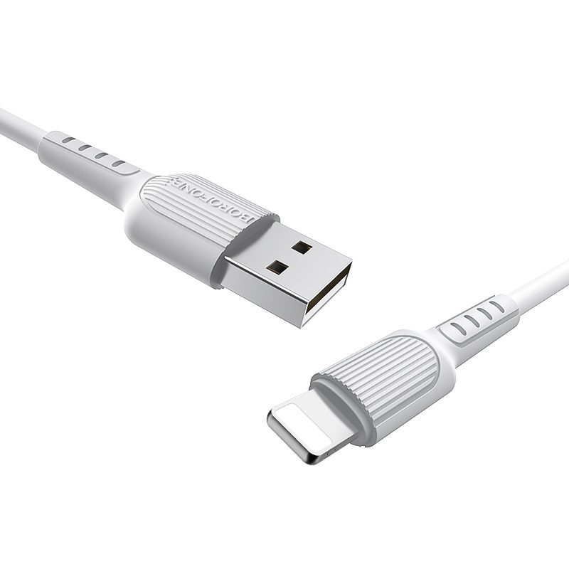 Кабель Borofone BX16 Skill Apple Lightning - USB белый