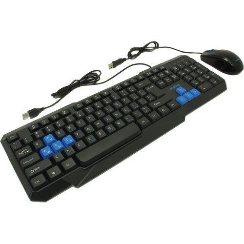 Клавиатура + мышь Smartbuy ONE (SBC-230346-KB) черно-синий