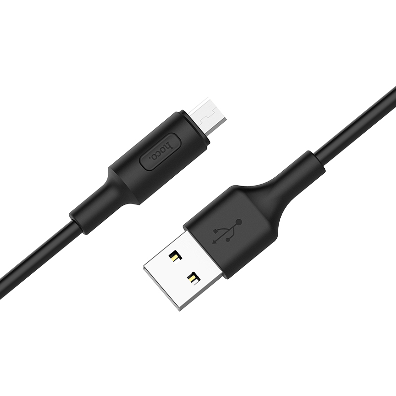 Дата-кабель Hoco microUSB - USB X25 1м черный