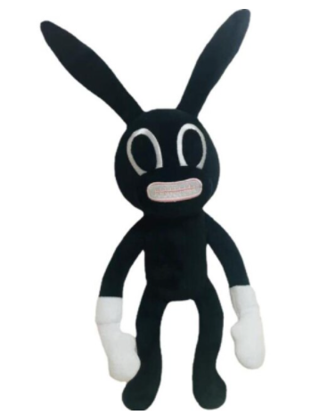 Мягкая игрушка Cartoon Rabbit черный