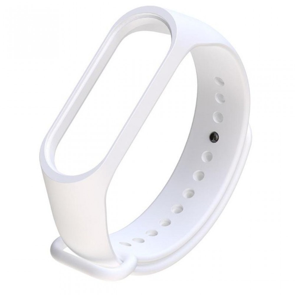 Ремешок Xiaomi Mi Band 3/4 силиконовый белый
