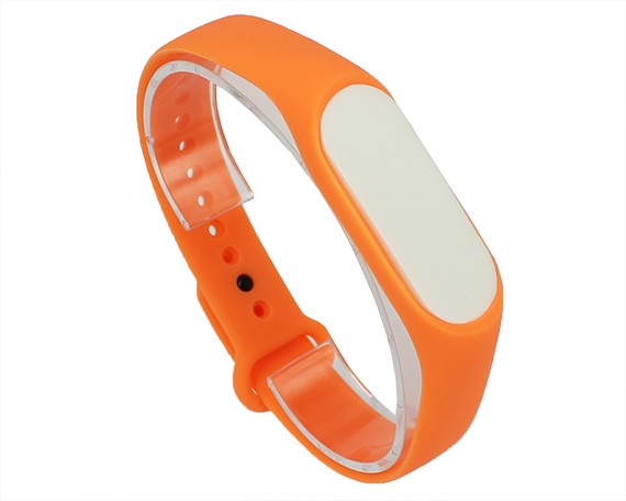 Ремешок Xiaomi Mi Band 3/4 силиконовый оранжевый