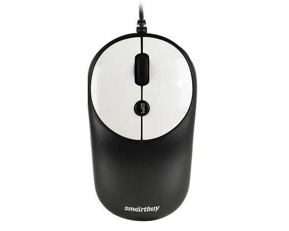 Оптическая мышь SmartBuy SBM-382-W черно-белая
