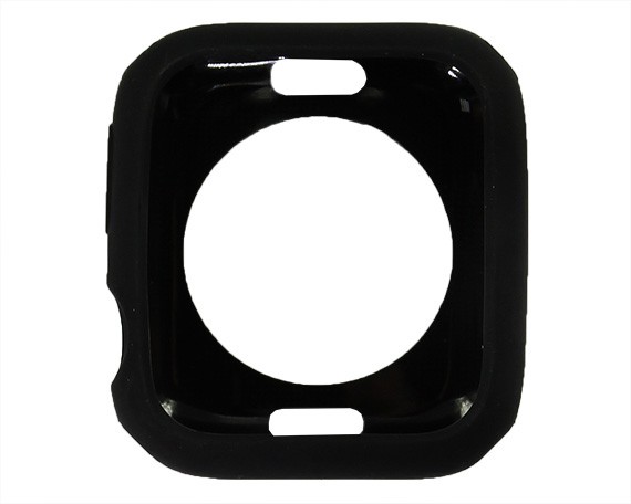 Чехол Watch 4/5/6/SE series 44 мм TPU Candy (черный)