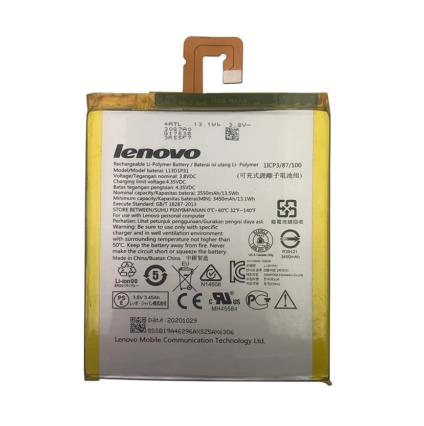 Батарея/аккумулятор Lenovo A3500 S5000 S5000-H (L13D1P31)