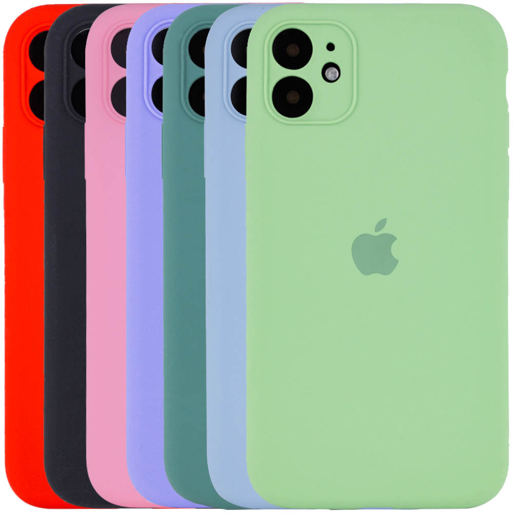 Чехол-накладка для iPhone 12 Silicone Case розовый