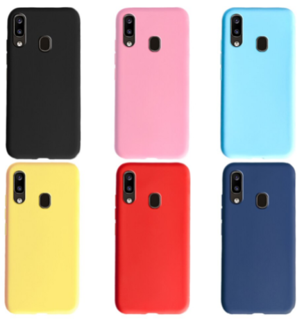 Чехол-накладка для Samsung Galaxy A20/A30/M10s Silicone Case мята