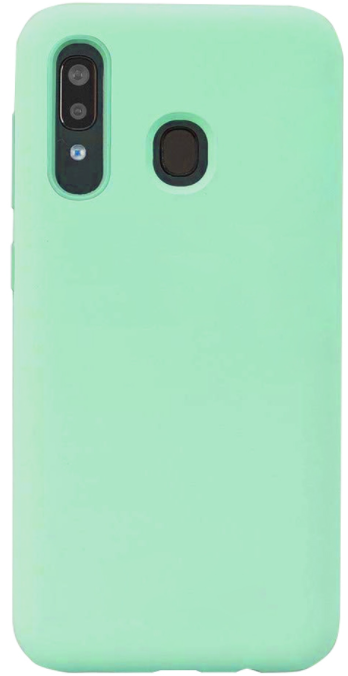 Чехол-накладка для Samsung Galaxy A40 Silicone Case мята