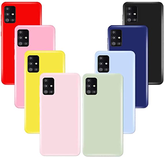 Чехол-накладка Samsung Galaxy A51 Silicone Case Розовый