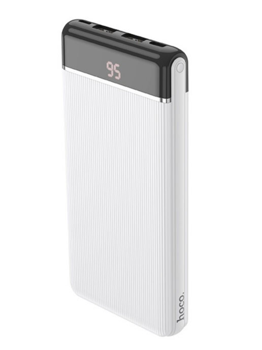 Внешний аккумулятор Power Bank 10000 mAh HOCO J59 белый