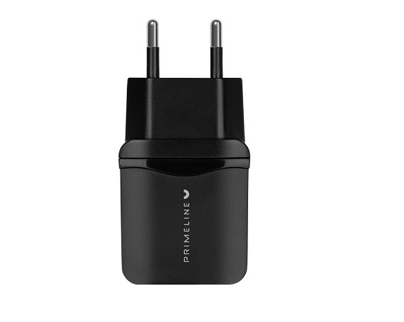СЗУ PrimeLine Charger 2 USB, 2.4A черное