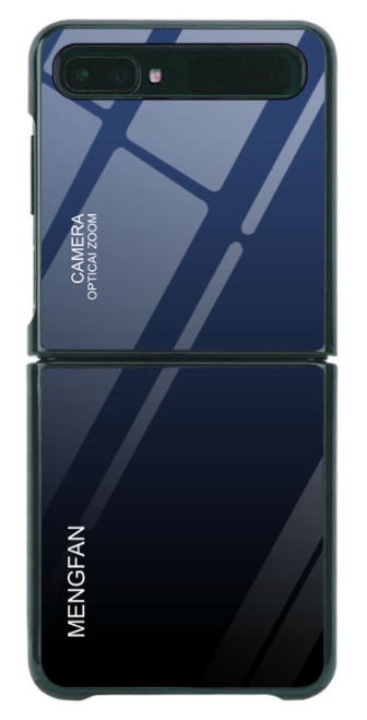 Чехол-накладка для Samsung Galaxy Z Flip Mengfan синий