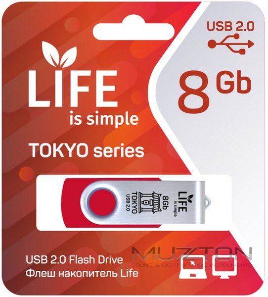 USB-Flash 8GB Fumiko Tokio Orange