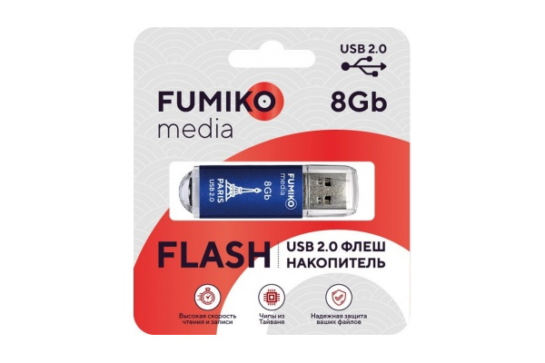USB-Flash 8GB Fumiko Paris Blue
