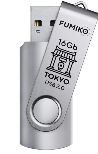 USB-Flash 16GB Fumiko Tokyo Silver