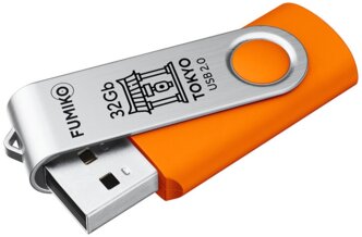 USB-Flash 32GB Fumiko Tokio Orange