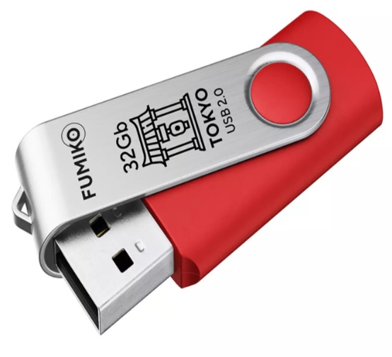 USB-Flash 32GB Fumiko Tokyo Red