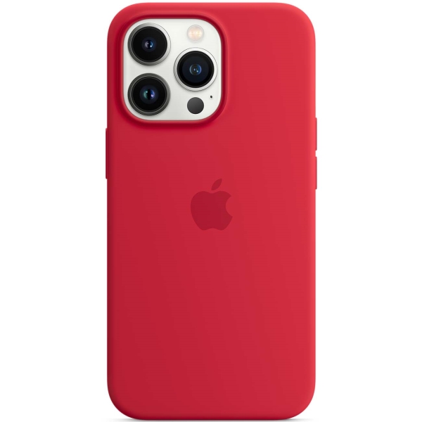Чехол-накладка для iPhone 13 Pro Max Silicone Case красный (Copy)