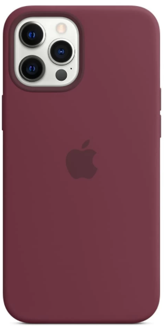 Чехол-накладка для iPhone 13 Pro Max Silicone Case бордовый (Copy)