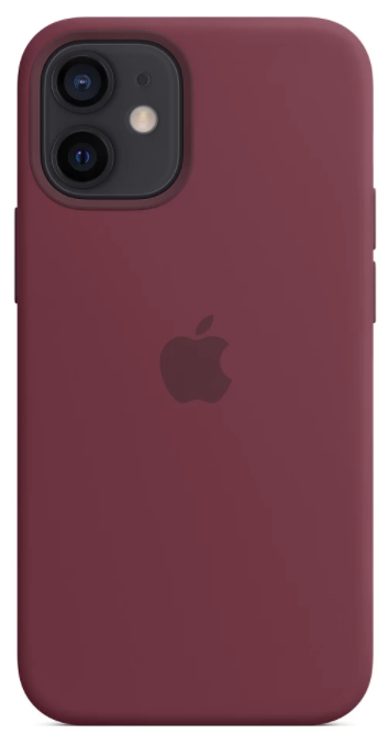 Чехол-накладка для iPhone 13 Silicone Case бордовый (Copy)