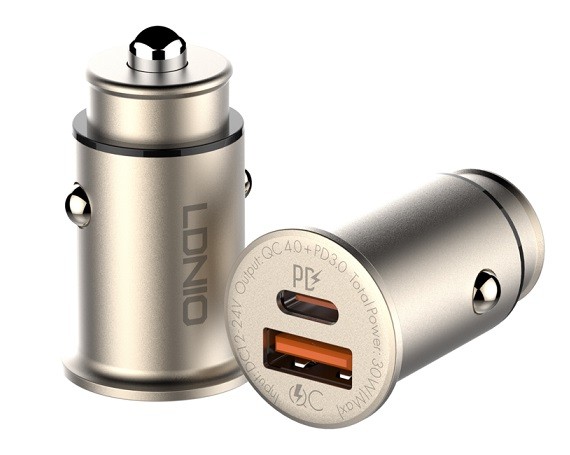АЗУ-1USB + USB Type-C Ldnio C506Q + кабель type-C, золото