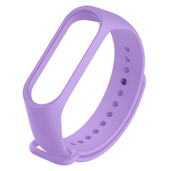 Ремешок для Xiaomi Mi Band 3/4 силиконовый сереневый