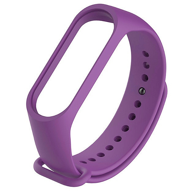 Ремешок Xiaomi Mi Band 3/4 силиконовый фиолетовый