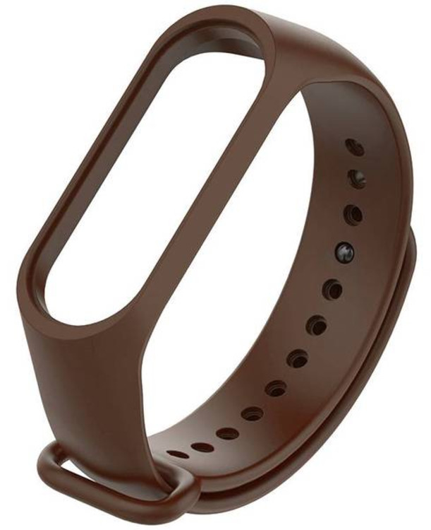 Ремешок Xiaomi Mi Band 3/4 силиконовый коричневый