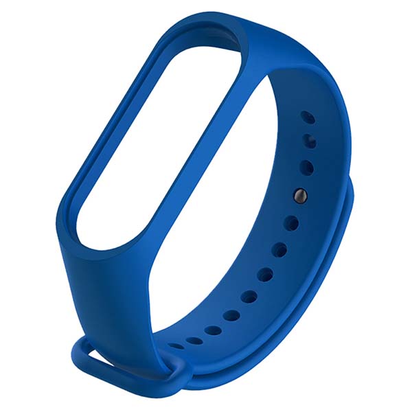 Ремешок Xiaomi Mi Band 3/4 силиконовый синий