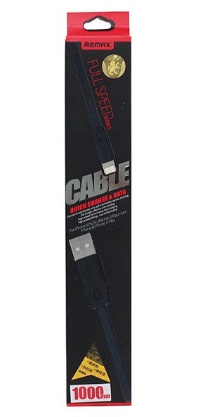 Кабель Remax Full Speed Lightning - USB черный