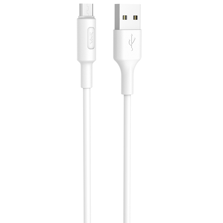 Дата-кабель Hoco microUSB - USB X25 1м белый