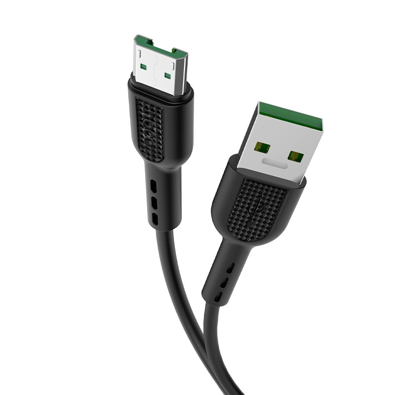 Кабель Hoco X33 microUSB - USB 5A чёрный, 1м